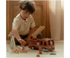 Niños Little Dutch Camión de Bomberos de Madera FSC