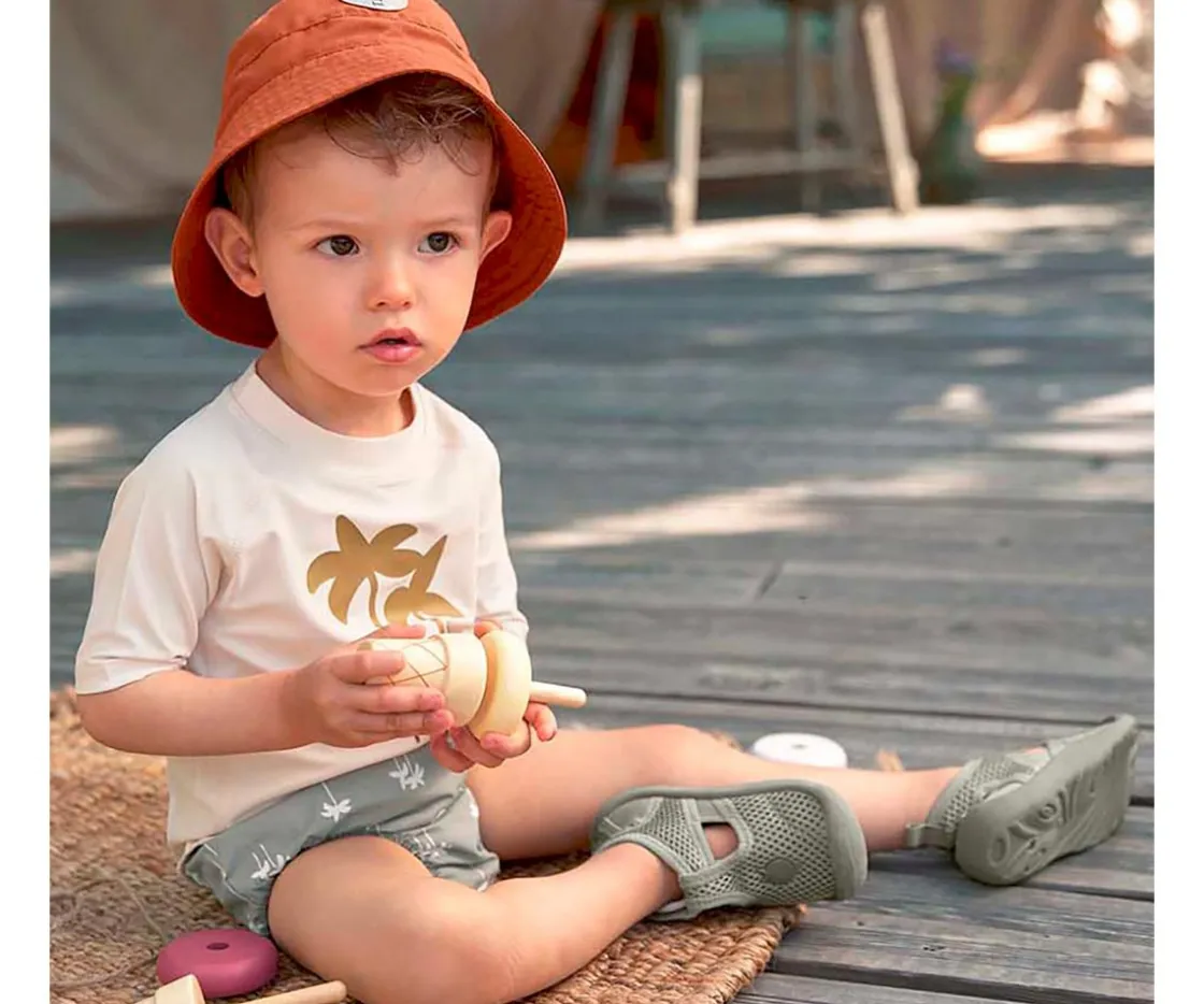 Lassig Camiseta Protección Solar Manga Corta Palms Olive^ Camisetas Protección Solar