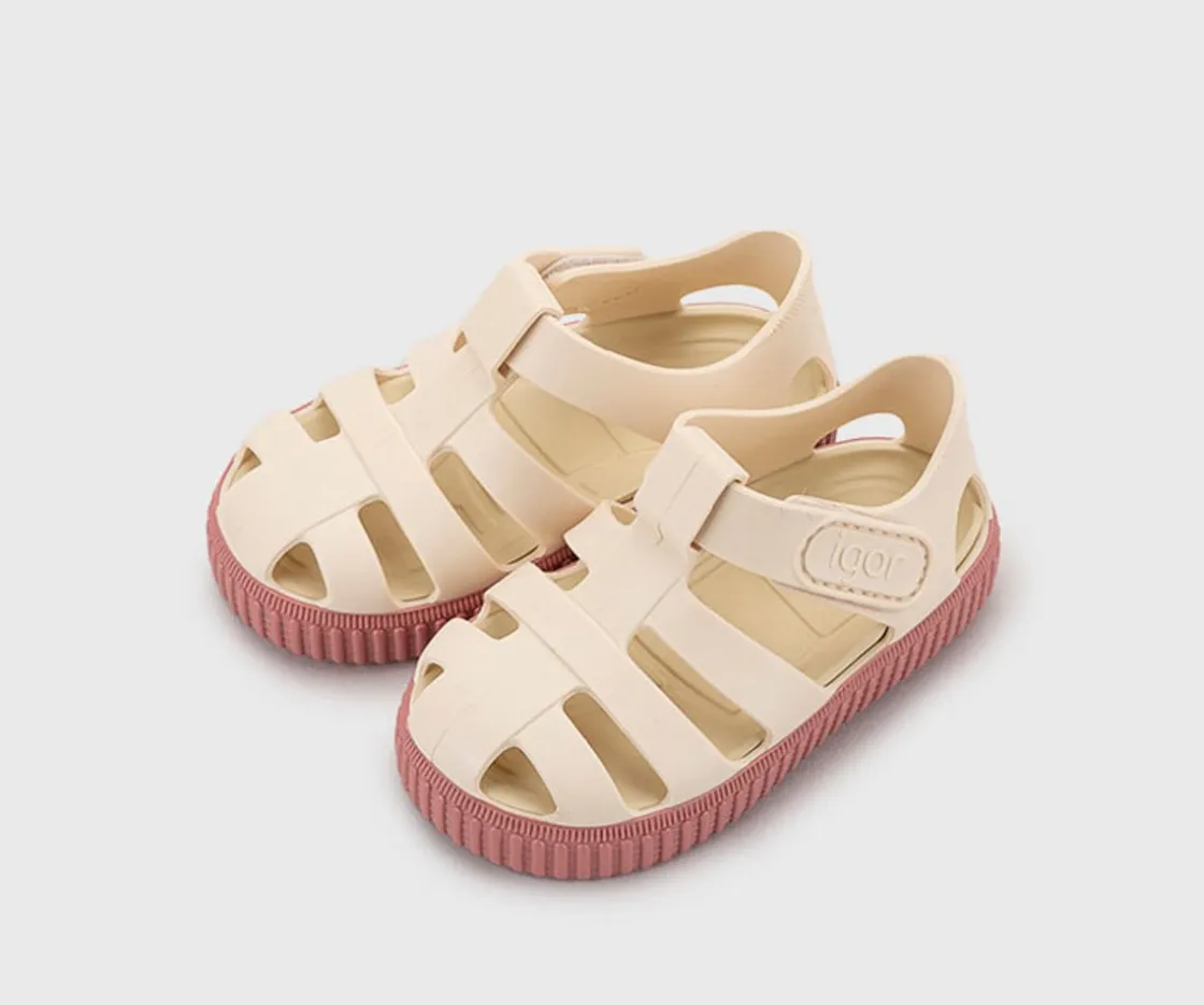 Igor Cangrejeras Infantil Nico Marfil Rosa