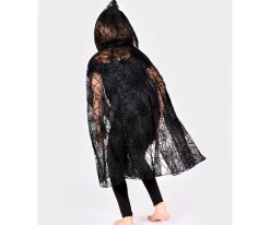 Den Goda Fen Capa Araña Negro T.3-8 años^Niños Disfraces Para Niños