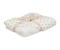 Niños Tutete Capa Baño Leaves White Personalizable