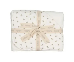 Niños Tutete Capa Baño Leaves White Personalizable