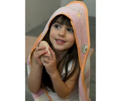 Niños The Cotton Cloud Capa de Baño Mandy Mandarina Personalizable