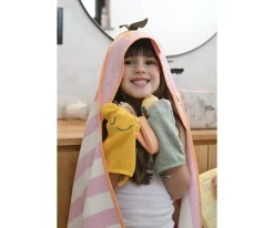 Niños The Cotton Cloud Capa de Baño Mandy Mandarina Personalizable