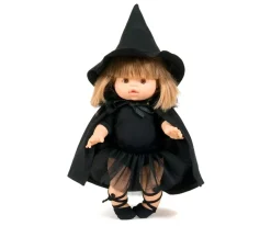 Minikane Capa de Bruja de Jersey y Tul Negro^Niños Accesorios Para Muñecas