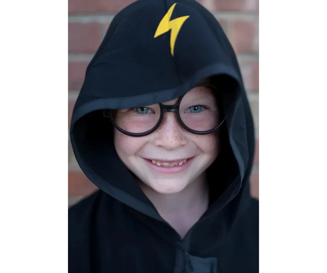 Great Pretenders Capa de Mago Negra con Gafas^Niños Disfraces Para Niños