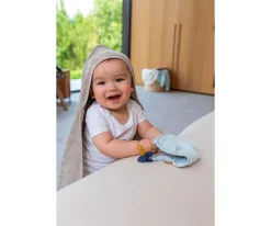 Timboo Capa Toalla de Baño Grande Feather Grey Personalizable^Niños Toallas