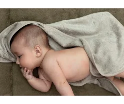 Timboo Capa Toalla de Baño Grande Feather Grey Personalizable^Niños Toallas