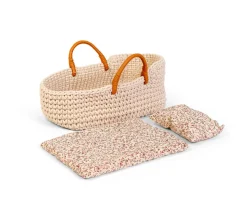 Niños byAstrup Capazo Moisés Mediano Croché para Muñecas