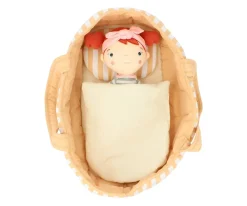 Niños Monnëka Capazo Muñecas Stripes Caramel