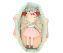 Niños Monnëka Capazo Muñecas Stripes Pink