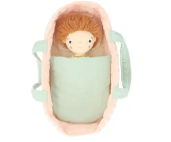 Niños Monnëka Capazo Muñecas Stripes Sage