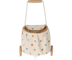 Niños Maileg Carrito Cesta Multi Dots Mini