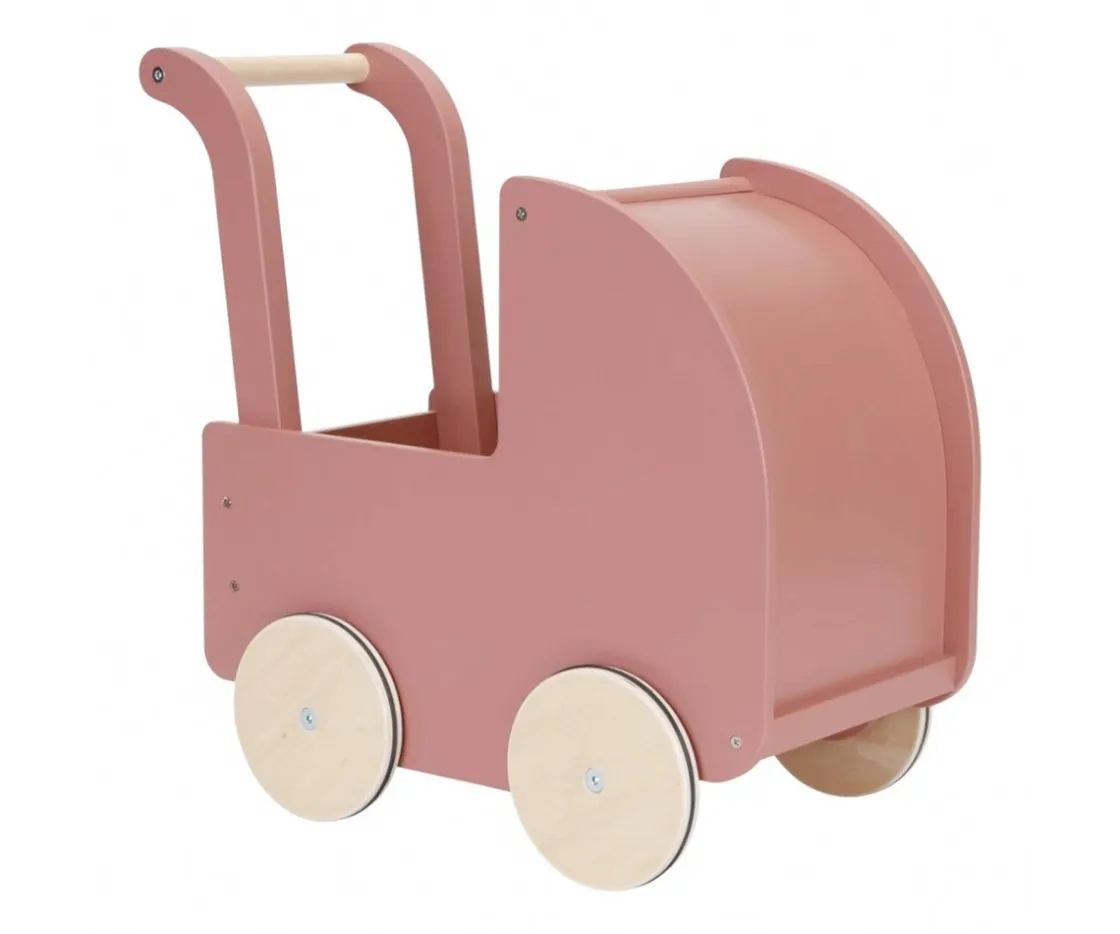 Niños Little Dutch Carrito de Madera con Muñeca Blandita