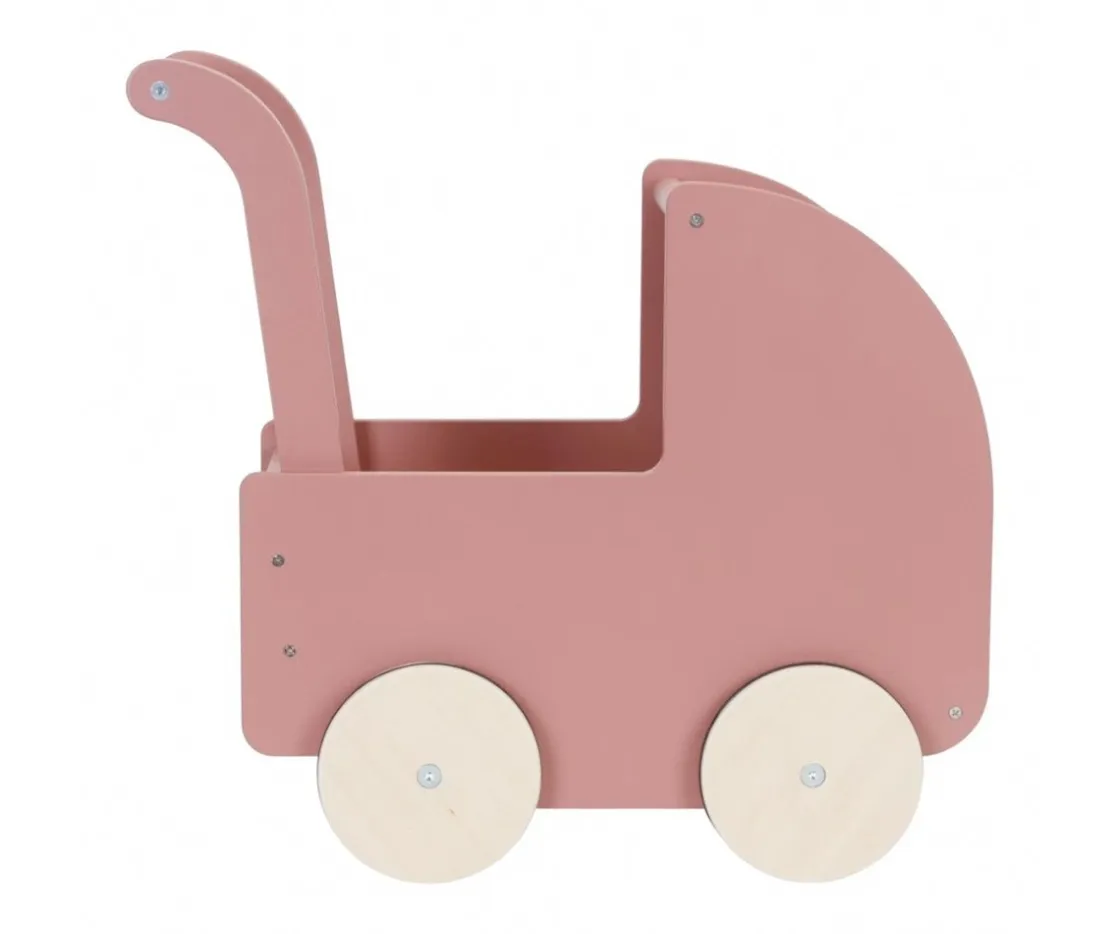 Niños Little Dutch Carrito de Madera con Muñeca Blandita
