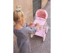 Monnëka Carrito para Muñecas Flowers Personalizable^Niños Carritos Muñecas