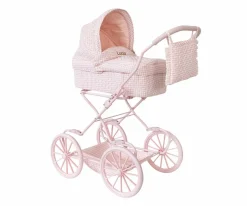 Monnëka Carrito para Muñecas Vichy Personalizable^Niños Carritos Muñecas