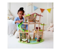 Niños Hape Casa de Bambú de los Osos Pandas