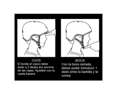 Niños Micro Casco Cohete Talla S