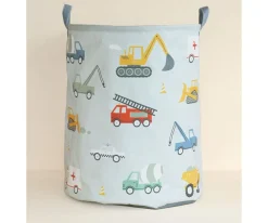 Niños A Little Lovely Company Cesta Almacenamiento Vehicles