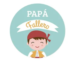 Tutete Chapa Papá Fallero^ Chapas Personalizadas