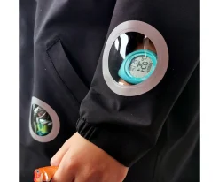 Boxbo Chaqueta Impermeable Cortavientos Wistiti Negra^ Ropa Infantil