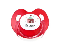Tutete Retro Chupete Personalizado Retro Rojo Circo