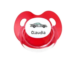 Tutete Retro Chupete Personalizado Retro Rojo Bólido