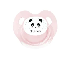 Tutete Retro Chupete Personalizado Retro Rosa Panda^ Chupetes Con Dibujos