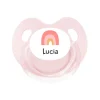 Tutete Retro Chupete Personalizado Retro Arcoíris Rosa