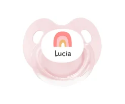 Tutete Retro Chupete Personalizado Retro Arcoíris Rosa