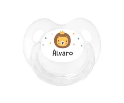 Tutete Retro Chupete Personalizado Retro Transparente León