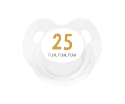 Tutete Retro Chupete Retro Blanco 25 fum, fum, fum^ Chupetes Navidad