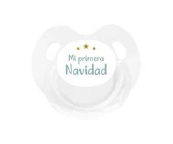 Tutete Retro Chupete Retro Blanco Mi Primera Navidad Verde^ Chupetes Navidad