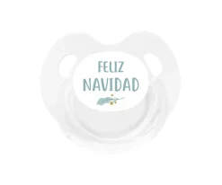 Tutete Retro Chupete Retro Blanco Muérdago