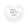 Tutete Retro Chupete Retro Blanco Qué arte tengo^ Chupetes Fiestas