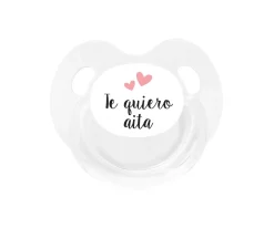 Tutete Retro Chupete Retro Blanco Te quiero aita