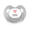 Tutete Retro Chupete Retro Gris Corazón Mamá^ Regalos Para Madres