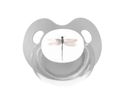 Marialu Gili Chupete Retro Gris Libélula^ Chupetes Con Diseños
