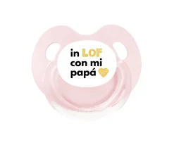 Tutete Retro Chupete Retro Rosa In LOF Papá