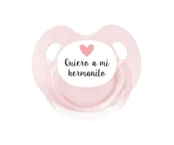 Tutete Retro Chupete Retro Rosa Quiero a mi Hermanito^ Chupetes Amor