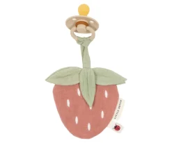 Niños Little Dutch Chupetero Muselina Fresa