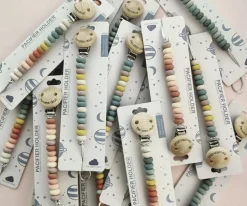 The Cotton Cloud Chupetero Silicona Bonbon Rose^ Chupeteros