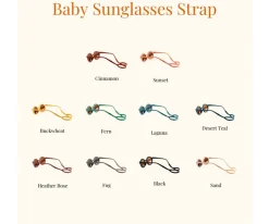 Niños Grech & Co Cinta Silicona para Gafas Bebé Buckwheat