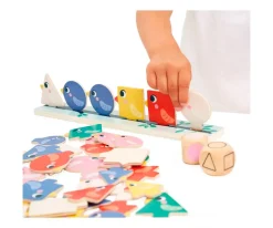 Janod Clasificación de Formas,Tamaños y Colores Pájaros^Niños Juguetes Niños 3 Años