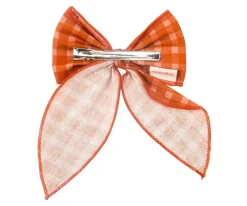Grech & Co Clip de Pelo con Lazo Grande Sunset Gingham^ Accesorios De Pelo