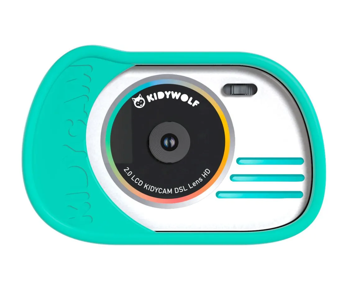 Niños Kidywolf Cámara Digital Impermeable para Niños Kidycam Cian