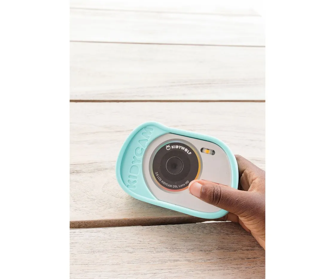 Niños Kidywolf Cámara Digital Impermeable para Niños Kidycam Cian