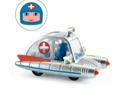 Niños Djeco Coche Crazy Motors Flying Ambulance