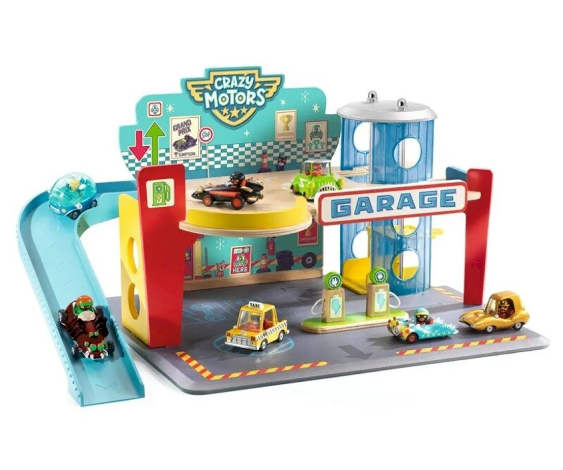 Niños Djeco Coche Crazy Motors Navy Flying